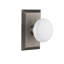Studio Plate with White Porcelain Door Knob-551363090-546315602