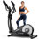 Elliptical Machine for Home with LCD Monitor&15.5IN Stride,Elliptical Exercise Machine with 16-Level Resistance&Hyper-Quiet Magnetic Driving System, 350LBS Weight Capacity