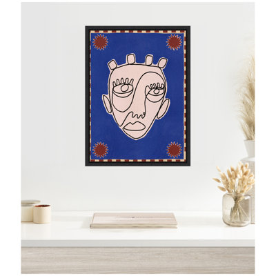 Under The Sun 4 by Shatha Al Dafai Framed Canvas Wall Art Print