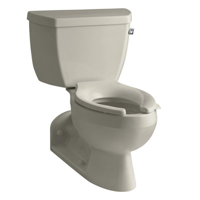 Barrington 1.6 GPF Elongated Two-Piece Toilet (Seat Not Included)