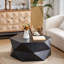 Table basse de style rétro avec plateau rabattable-1278327806