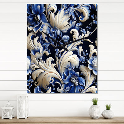 Jarem - Floral Modern Wall Clock