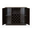 Armoire à vin rectangulaire avec support pour 18 bouteilles Bart, espresso