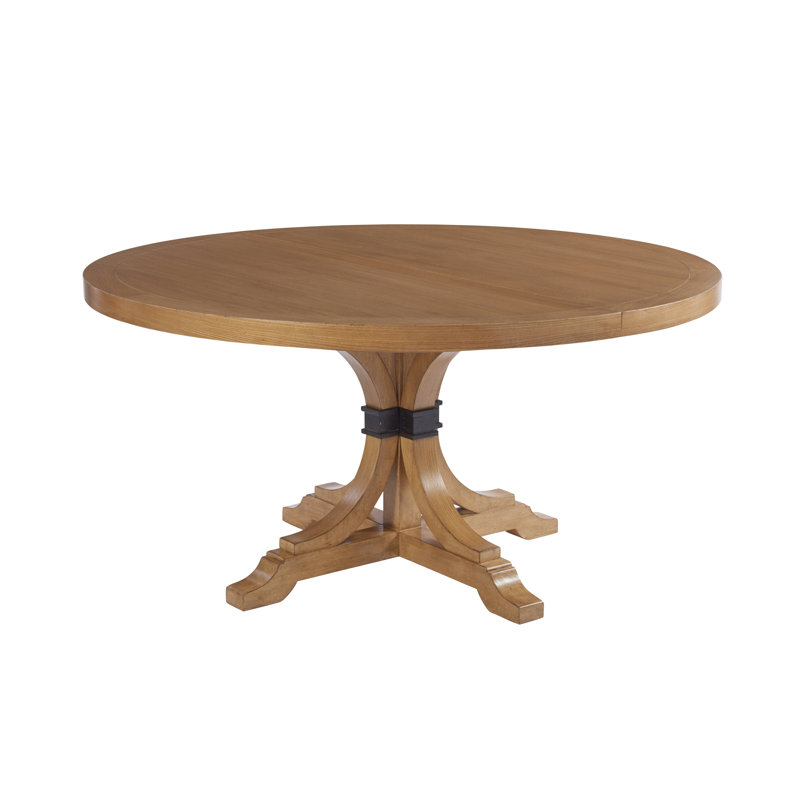 Newport Solid Wood Dining Table, Sandstone