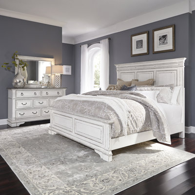 Queen Panel Bed, Dresser & Mirror Bedroom Set