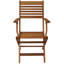Fauteuil de patio en teck
