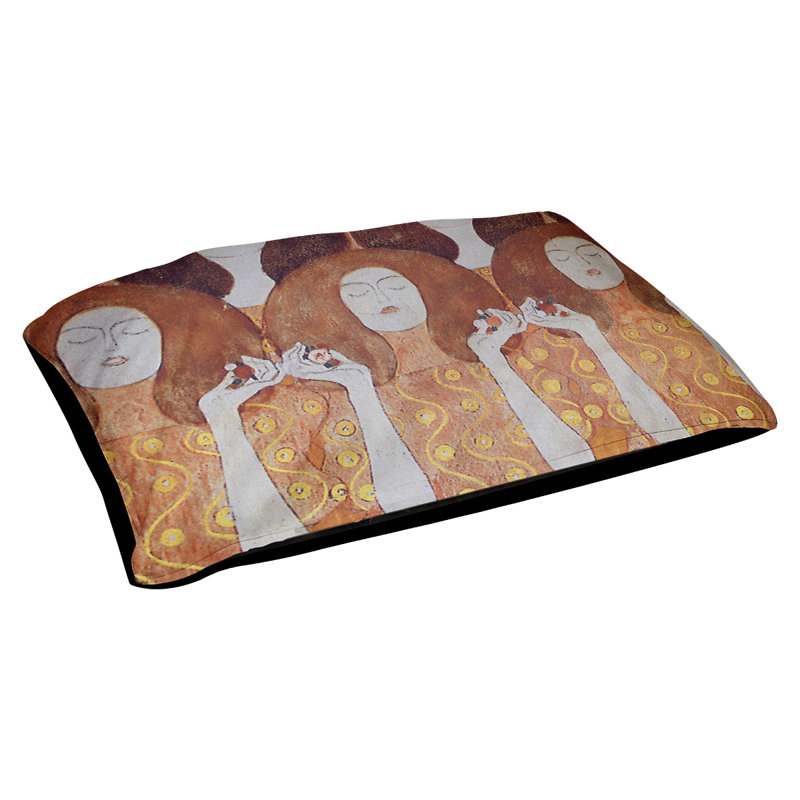 Coussin de créateur de angel mariées Carlile, Petit (L 29,5 po x l 19,5 po), Brun / jaune