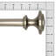Tringle à rideau simple réglable en acier 1 po Corris-2100957492-2135727054