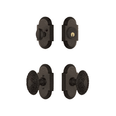 Nostalgic Warehouse Cottage Entry Set with Victorian Knob