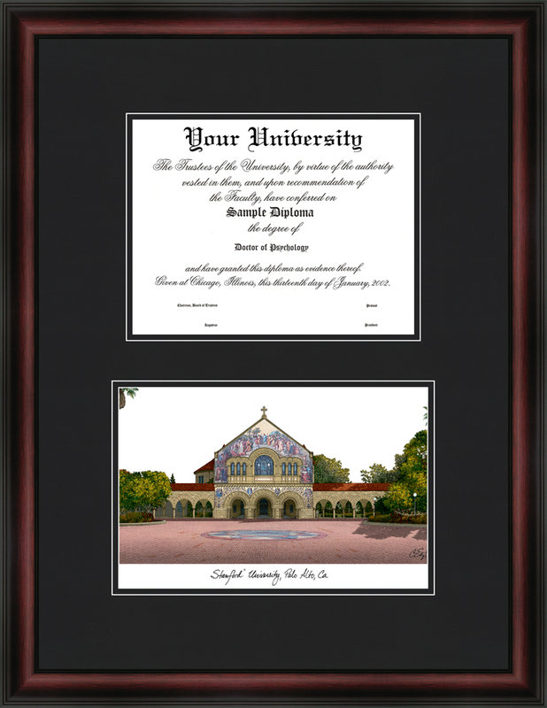 Cadre de diplôme diplomate cardinals NCAA