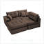 Canapé-lit en coin avec méridienne à compression Corduroy, canapé modulaire en forme de L avec éponge à haute densité, aucun assemblage requis pour le salon, appartement, chambre d'amis-129410679