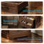 Table de bout rustique avec 3 grands tiroirs, l 23,6 po x P 17,7 po RosaRio, table de chevet de ferme avec 4 pieds en bois massif, table de chevet rétro avec structure durable-906860380