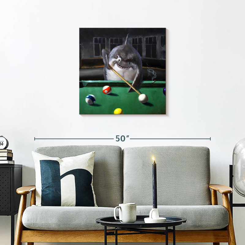 Ketti Pool Shark, 24" H x 24" W