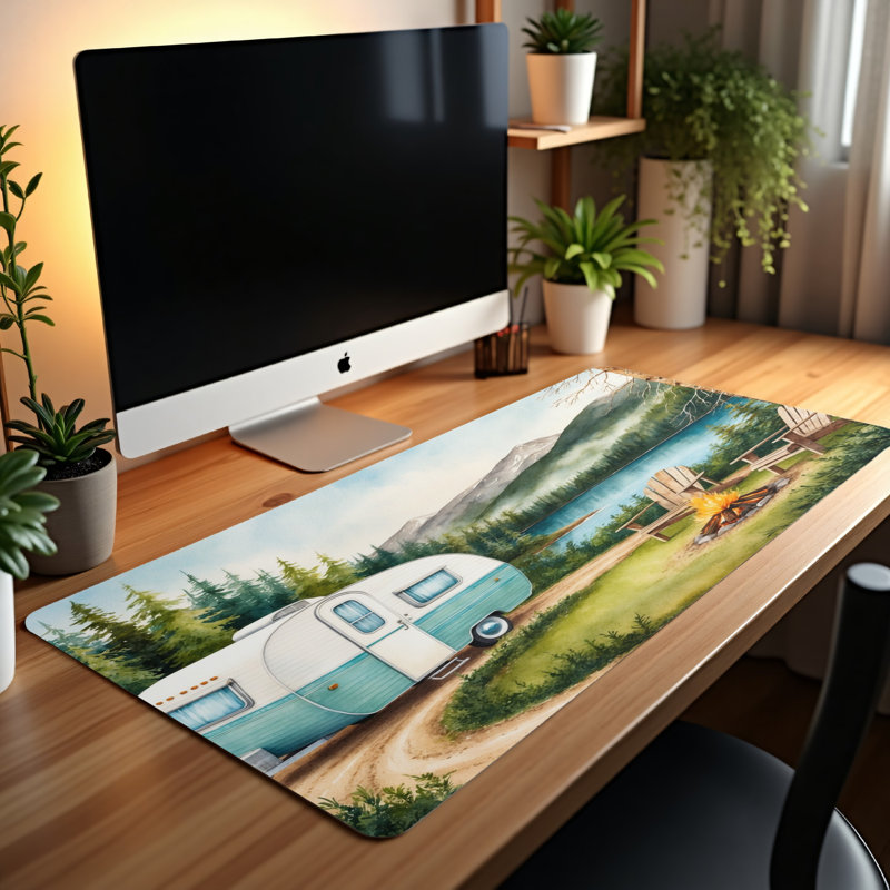 Polyester Desk Pad, 31.5x15.5