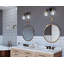 Éclairage pour meuble-lavabo de salle de bain à intensité variable à deux lumières Nadya-356743932