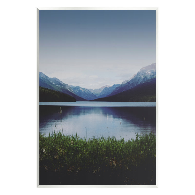 «Dark Mountain Landscape» par Annie Bailey - reproduction, H 19 po x l 13 po x P 0,5 po, Bois sans cadre