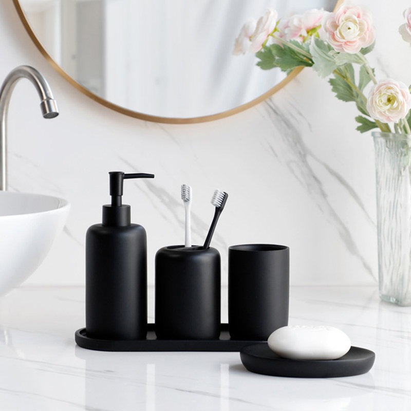 Ensemble complet d'accessoires de salle de bain 5 pièces