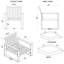 Alaterre Furniture Okemo 3PC Patio Set with Outdoor Table and Patio Chairs-1780775462
