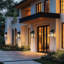 Schlegel Matte Black Outdoor Wall Lantern-741028009