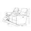 Ensemble de salon inclinable électrique 2 pièces avec console et porte-gobelets-401123615