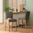 2 Piece Bar Stools (Gray)