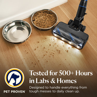 BISSELL PowerClean FurFinder Self-Standing Cordless Vacuum w/FurFinder Headlights, Tangle Free Brush Roll, and Pet Upholstery Tool