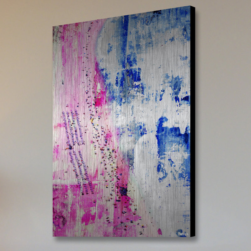 « exhilaration » par parvez taj,, reproduction d’art sur aluminium brossé, H 24 po x l 36 po x P 1,5 po
