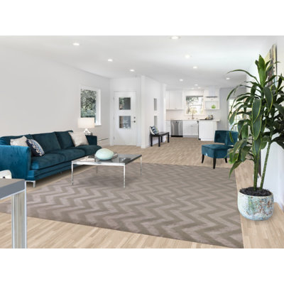 Tapis à chevrons moderne 8 x 10