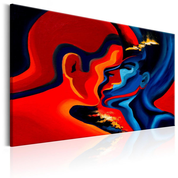 Brayden Studio® Cosmic Kiss On Canvas Graphic Art | Wayfair