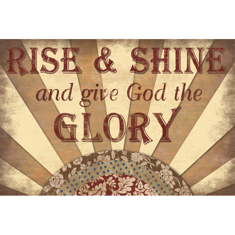 Rise And Shine - Wrapped Canvas Print, 30cm H x 46cm W x 3.8cm D