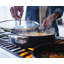 Joseph Joseph Space Ceramic Non-Stick 3.8 Qt. Sauté Pan with Folding Handle and Lid