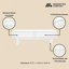 Table basse de 47 po en blanc Ella-1271043021