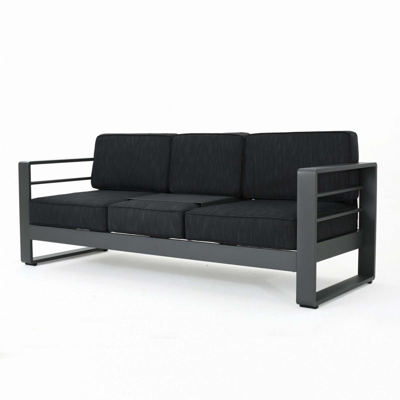 3-Seat Sofa, Dark Gray