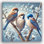 Impression sur toile Spring Harmony: Bluebirds and Blossoms