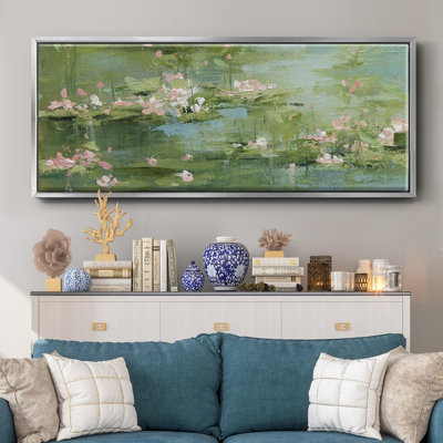 Celadon- Framed Canvas
