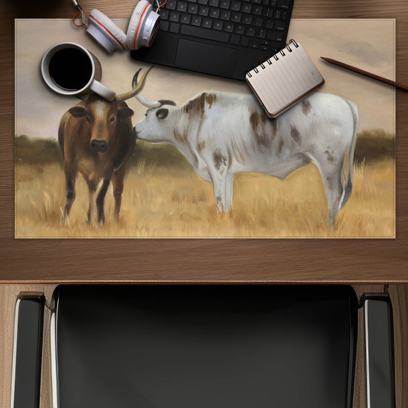 Nguni herd - 14.00"x24.25" Desk mat