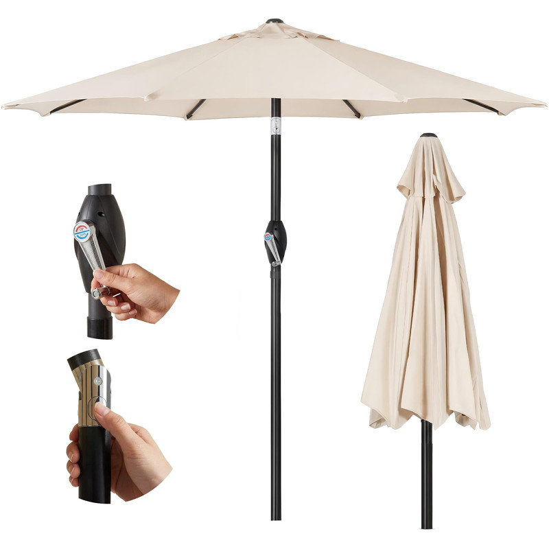 116cm Tilt Beach Parasol