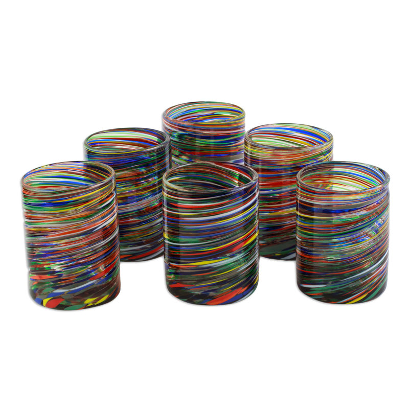 Affan 10oz. Handmade Drinking Glass Set