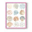 Reproduction encadrée de motifs océaniques II - bois massif-980150980-980150981