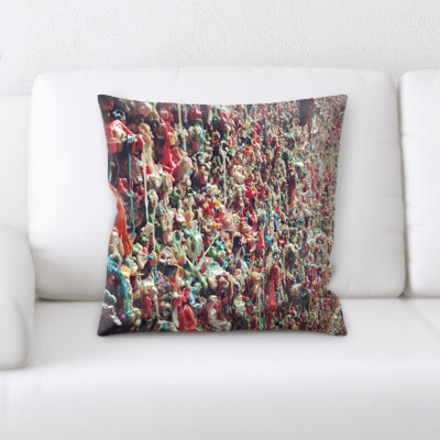 Microsuede Reversible Throw Pillow