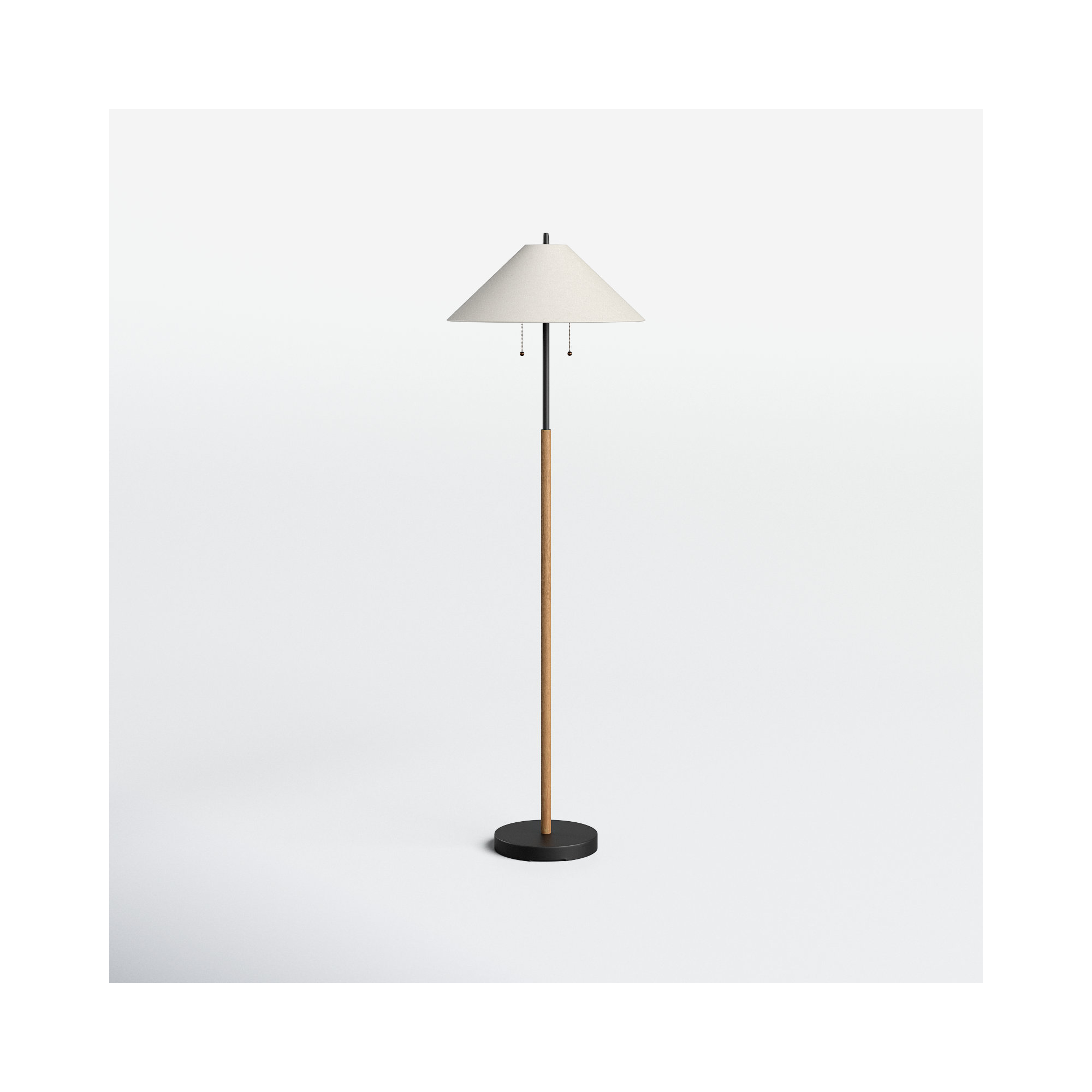 Florina 62'' Floor Lamp, Gold, Whiter
