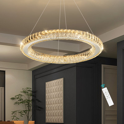 Modern Dimmable Ring Led Chandelier