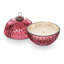 Bougie décorative au mercure, rouge, baumier et cèdre-105833254