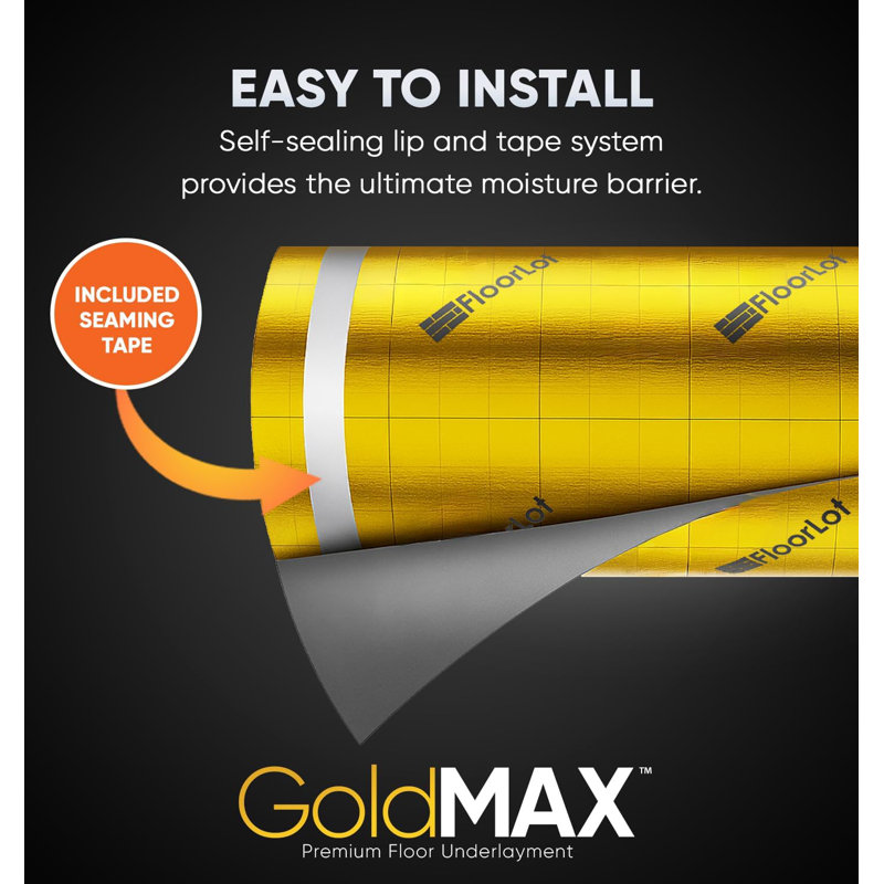 GoldMax Premium Flooring Underlayment (200 sq.ft./roll)