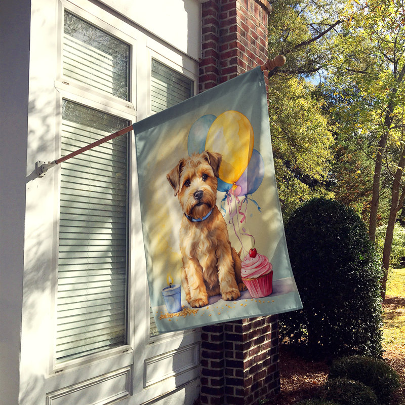 Drapeau «Happy Birthday House», Terrier irlandais