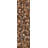 Avahlynn Patchwork Machine Woven Chenille Area Rug in Brown-297831747