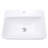 Nantucket Sinks Great Point 17.25'' Glazed Enamel Vitreous China Rectangular Bathroom Sink with Overflow
