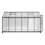 Serre en polycarbonate avec ventilation 83,96 po et support de croissance des plantes 151,9 po-118113250