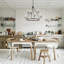Lustre tambour 6 lumières façon bougie