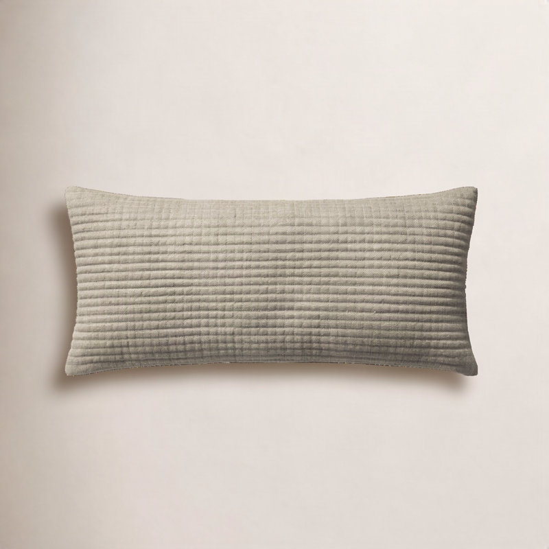 Jeremiah Brent x Loloi Christopher Accent Pillow, Rectangular 27"H x 12"W, Down / Feather, Green